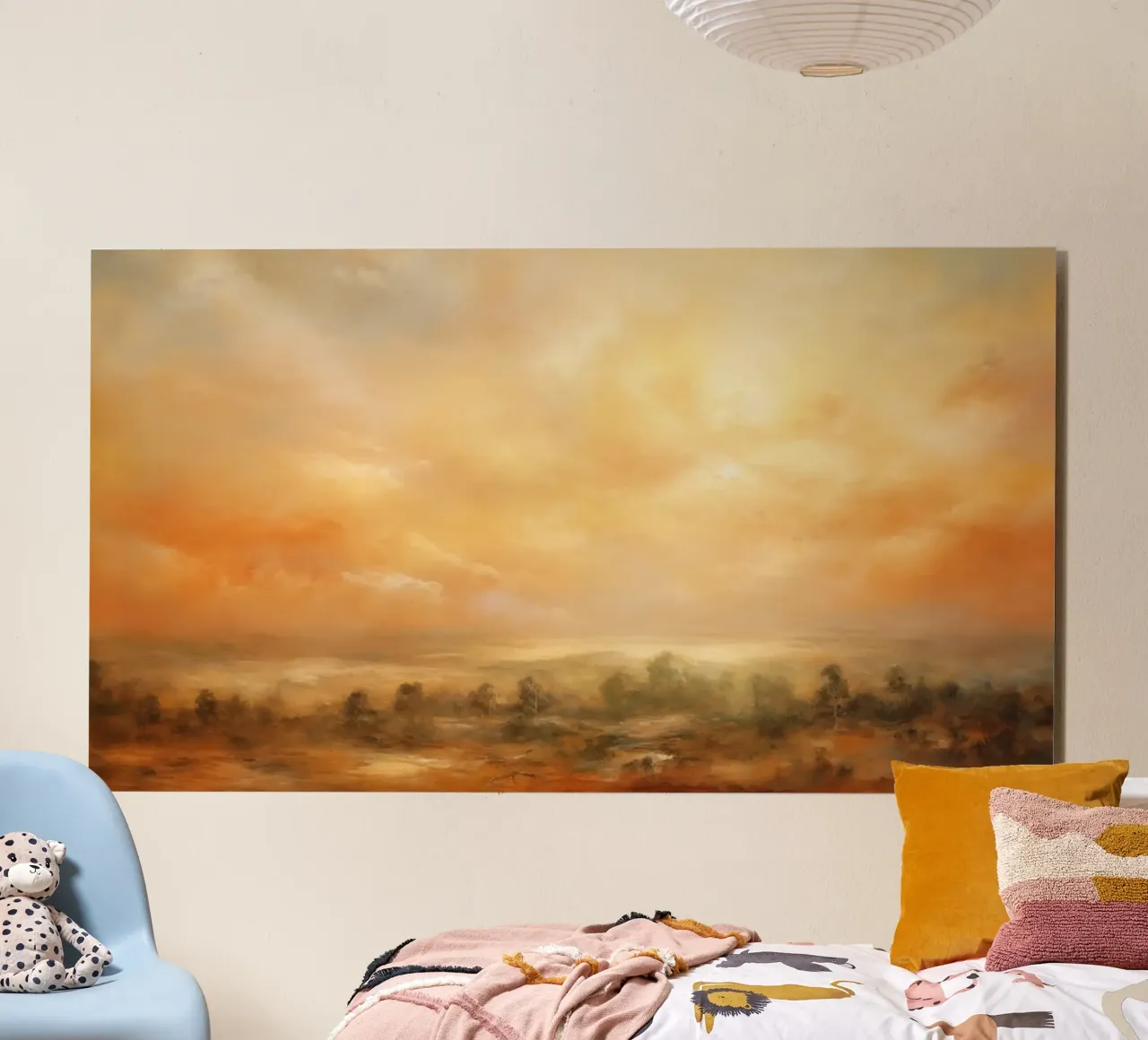 Paesaggio dai colori caldi alluminio dibond da Imagine