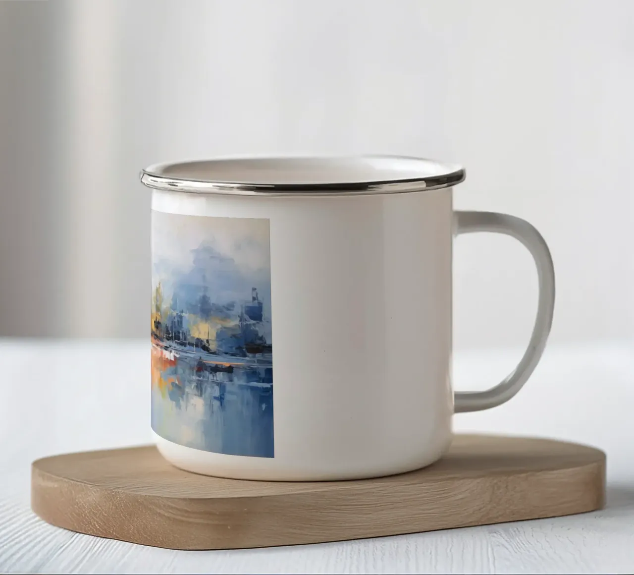 Arte da parete di Imagine tazza in smalto da Imagine