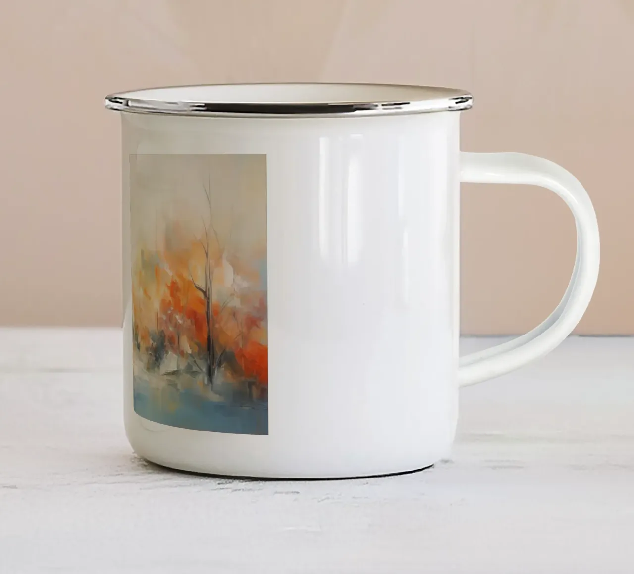 Arte da parete di Imagine tazza in smalto da Imagine