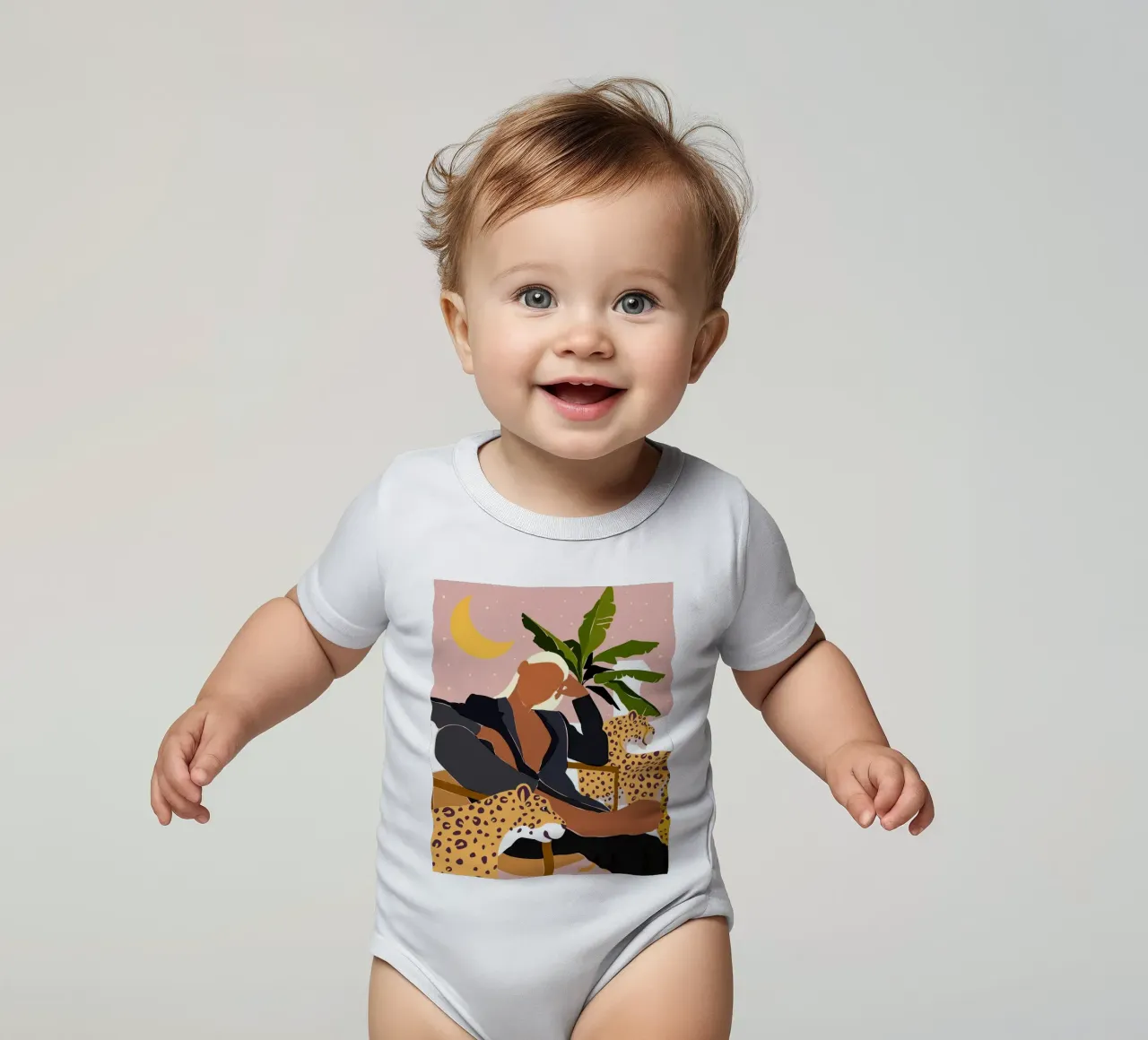 Ragazza capo body neonato maniche corte da 83oranges
