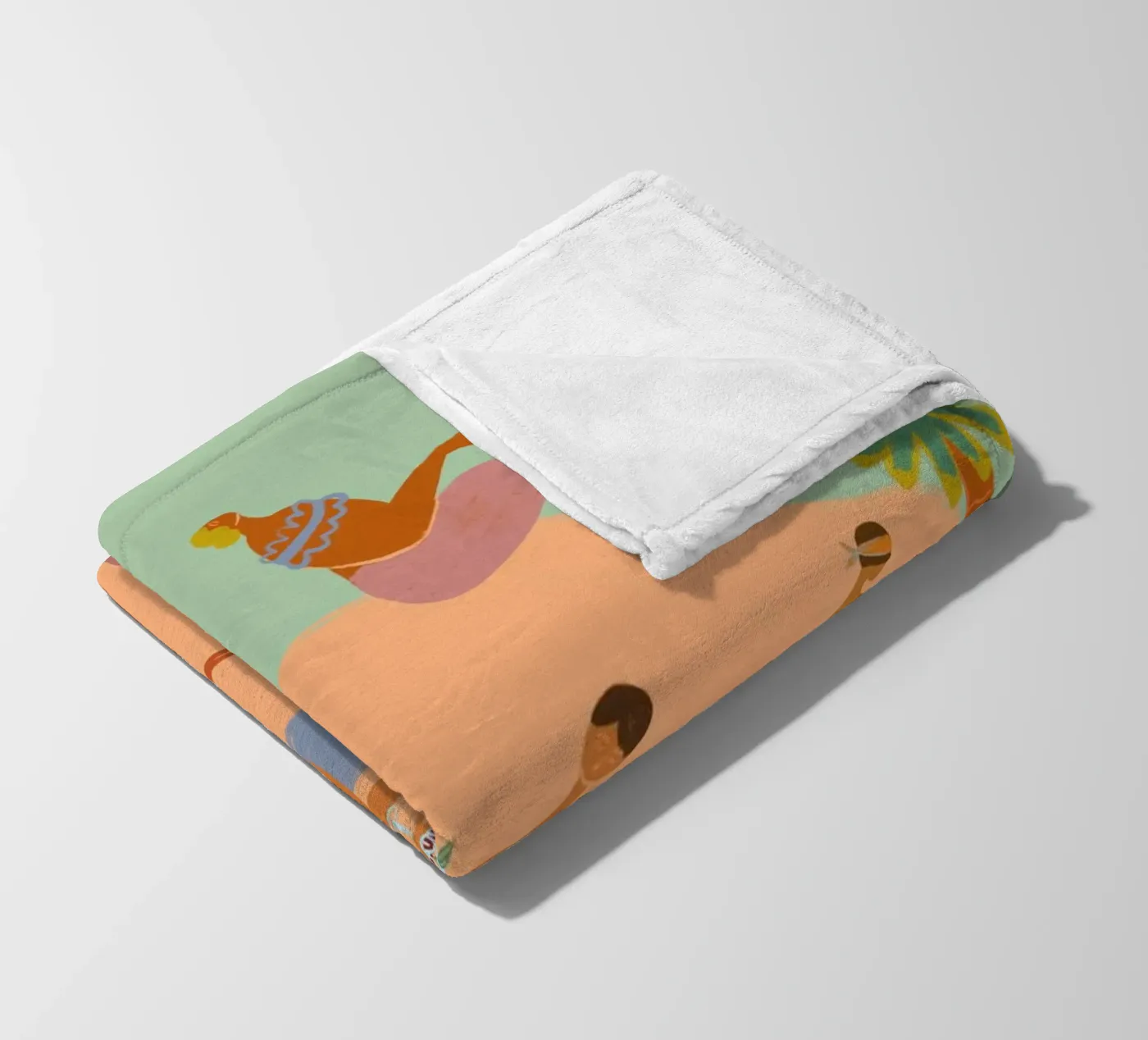 Vacation fleece blanket by Arty Guava