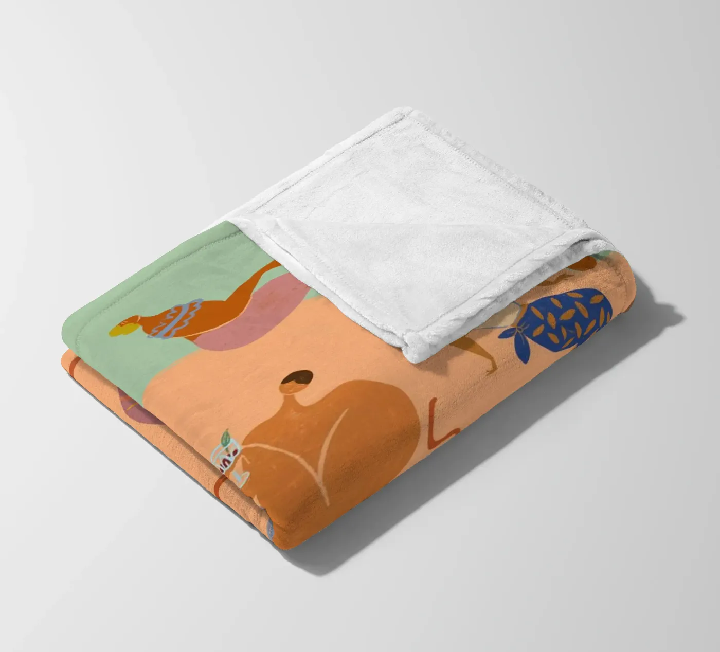 Vacation fleece blanket by Arty Guava