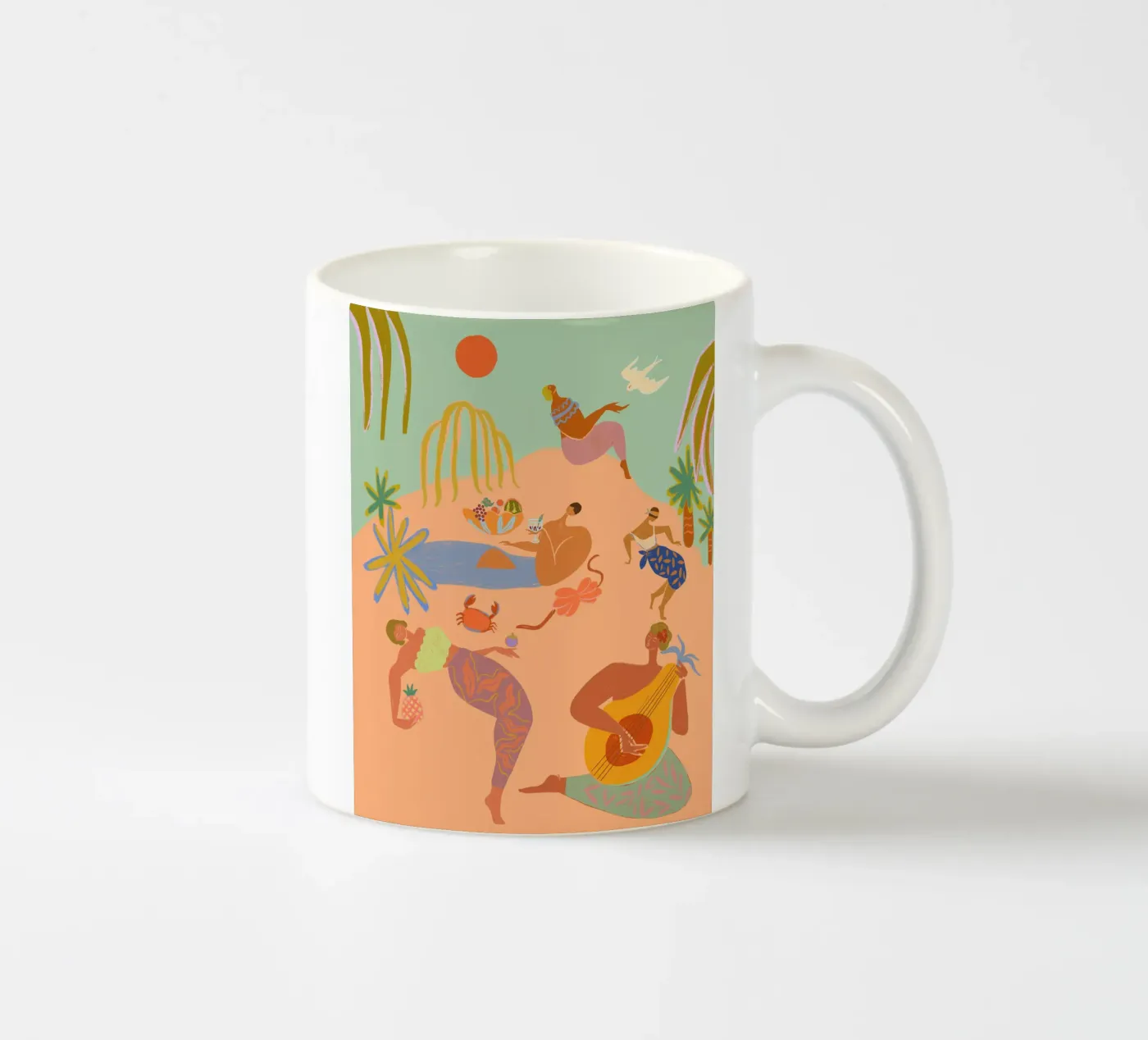Vacation ceramic mug by Arty Guava