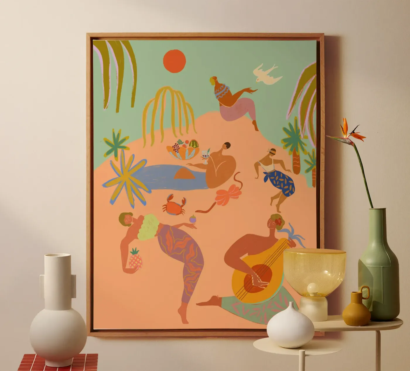 Vacation canvas by Arty Guava