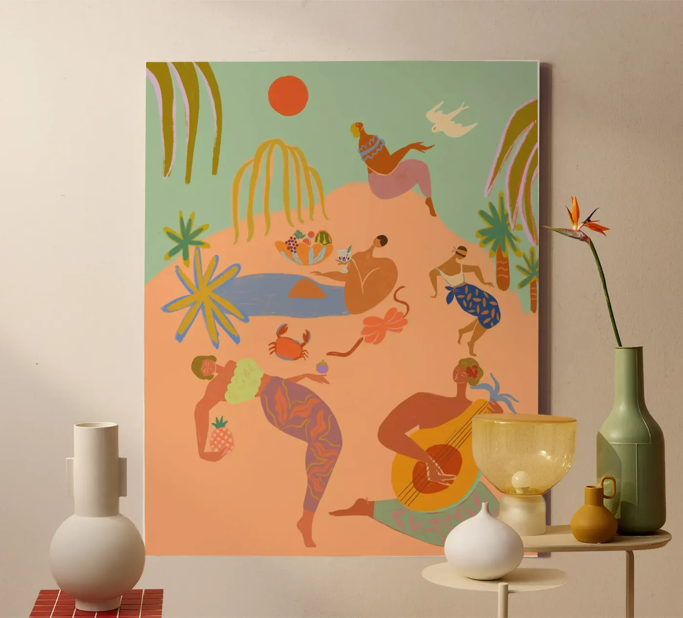 Vacation canvas by Arty Guava