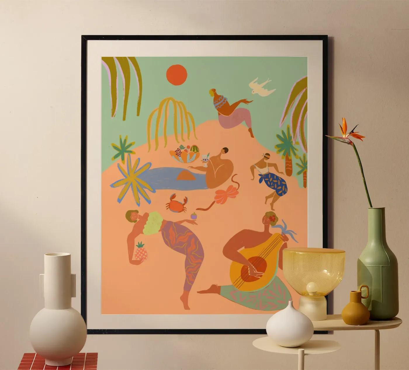 Vacation Poster von Arty Guava