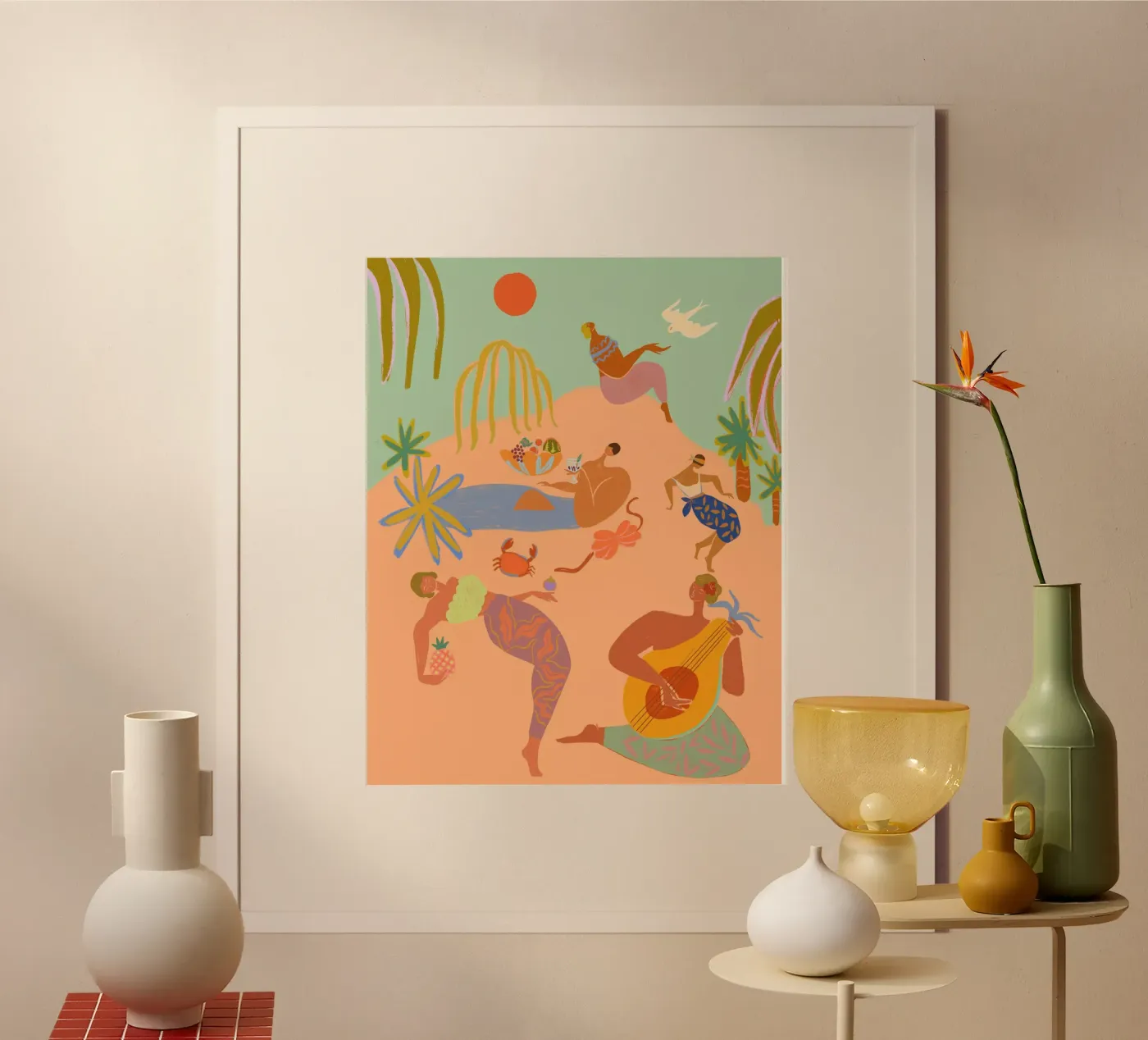 Vacation Poster von Arty Guava