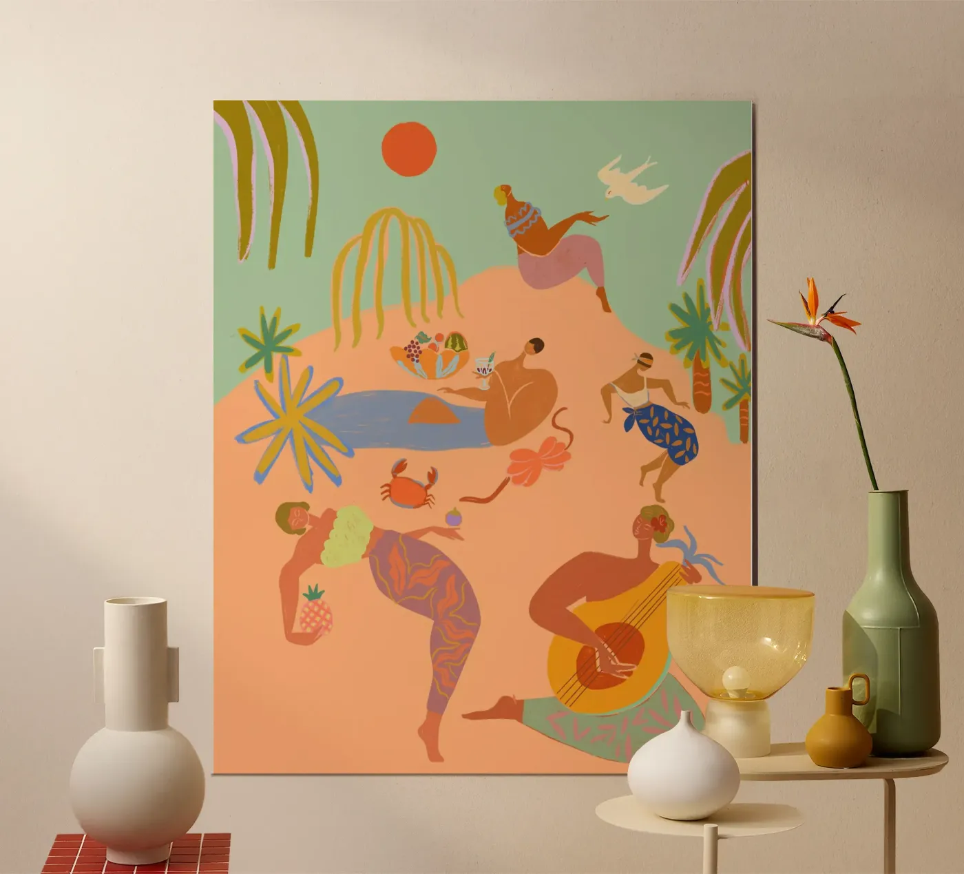 Vacation poster de Arty Guava