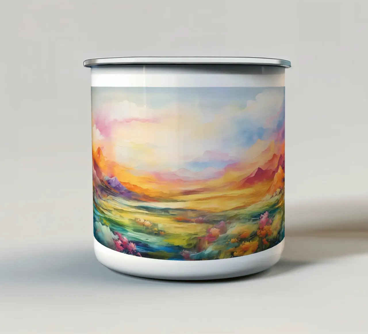 Arte da parete di Imagine tazza in smalto da Imagine