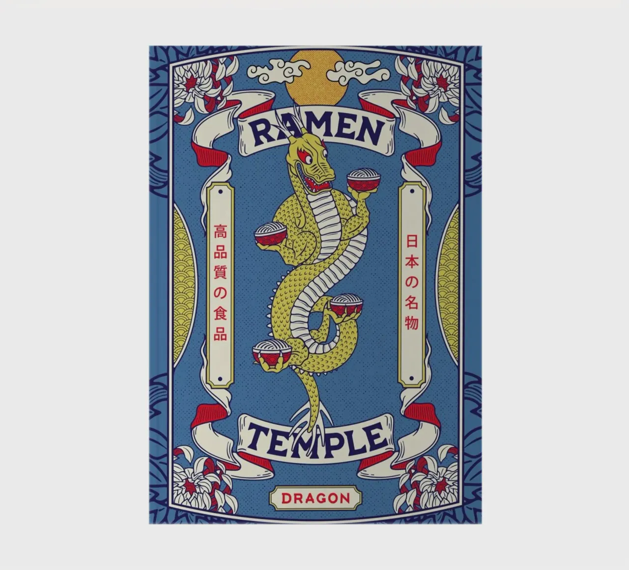 Ramen Temple Dragon notebook by daylight design studio