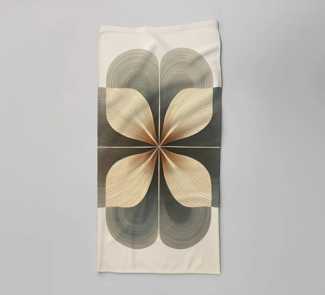 Bloem abstract towel by Imagine