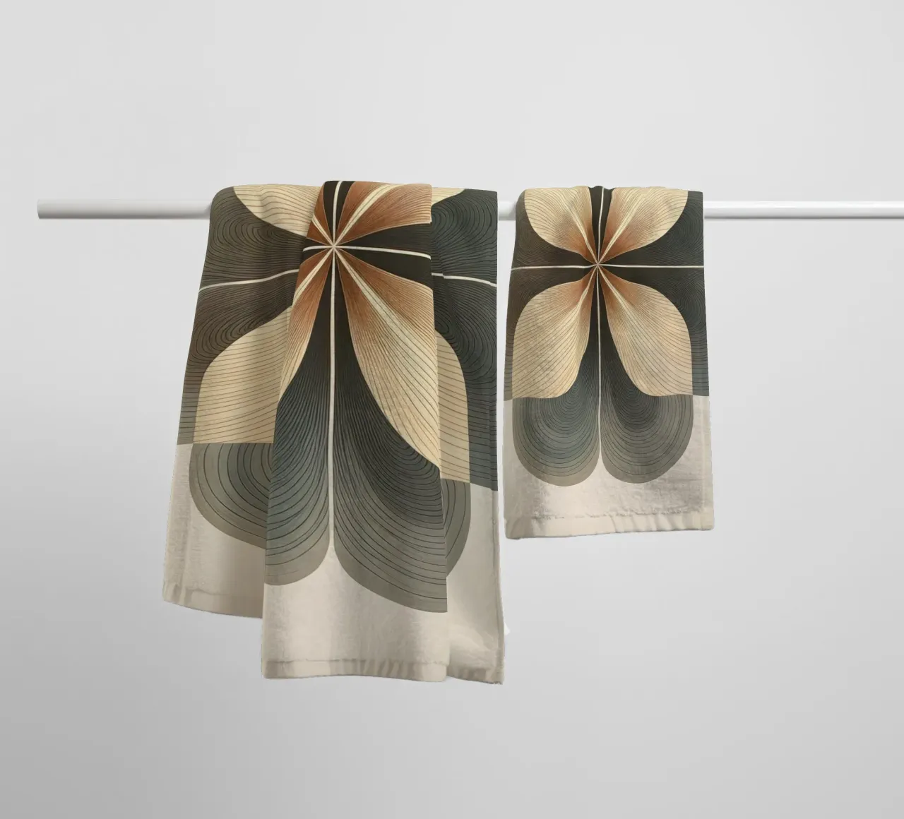 Bloem abstract towel by Imagine