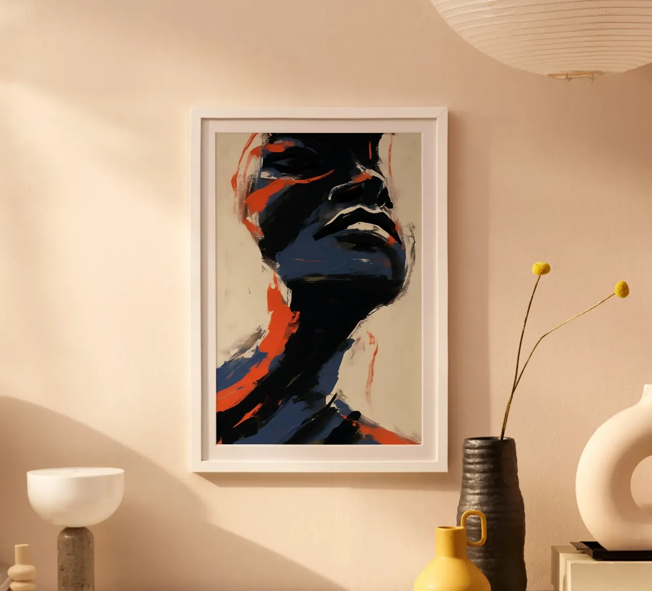 Frau abstrakt Hahnemühle von Imagine