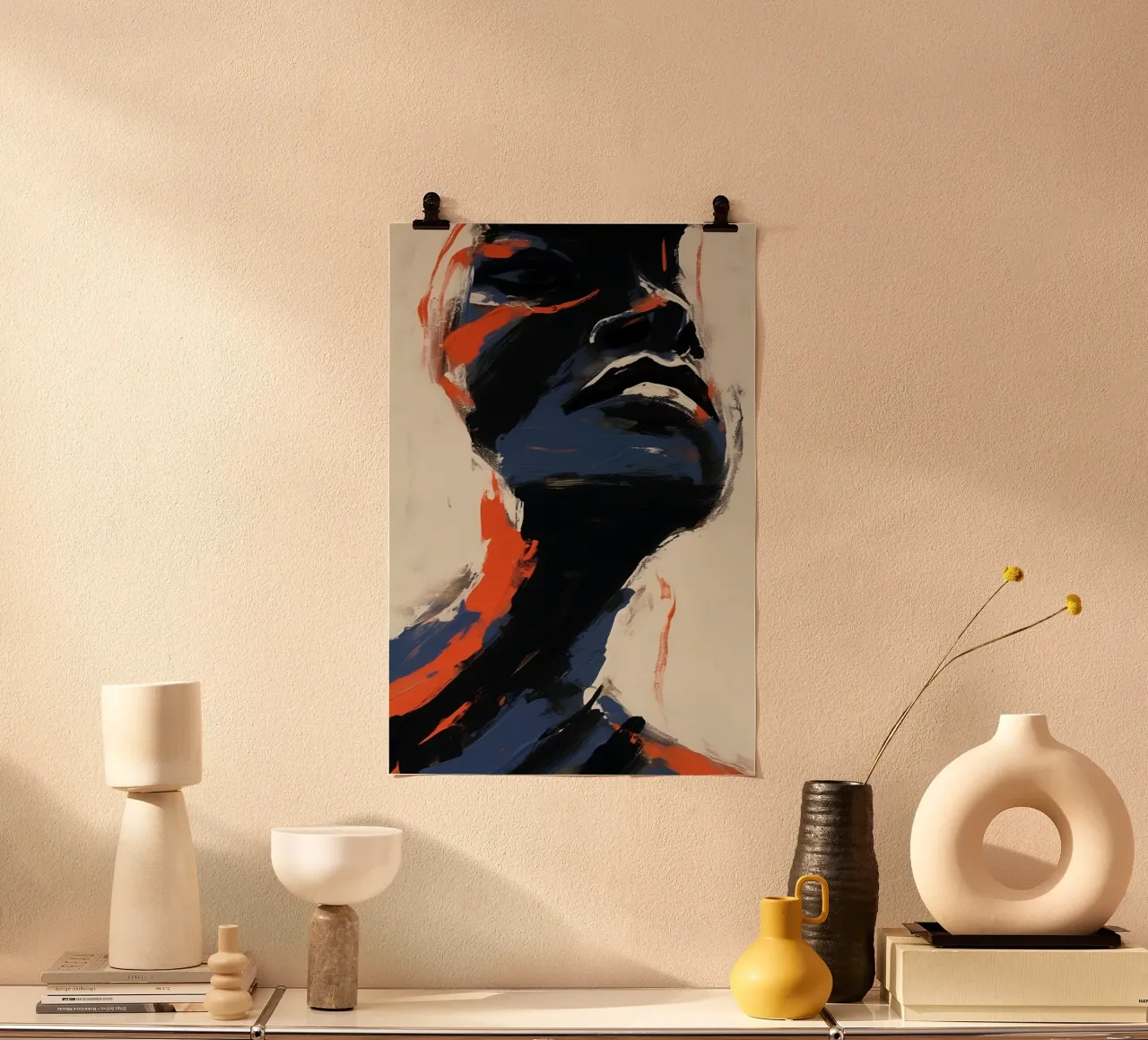 Frau abstrakt Hahnemühle von Imagine