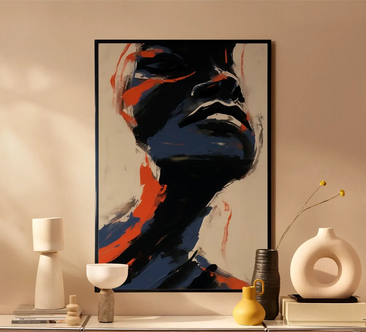 Frau abstrakt Hahnemühle von Imagine