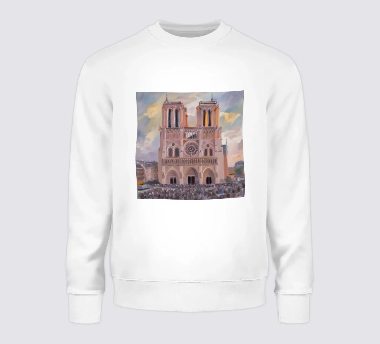 Resonancia temporal de la Catedral sudadera de Verve Pigments