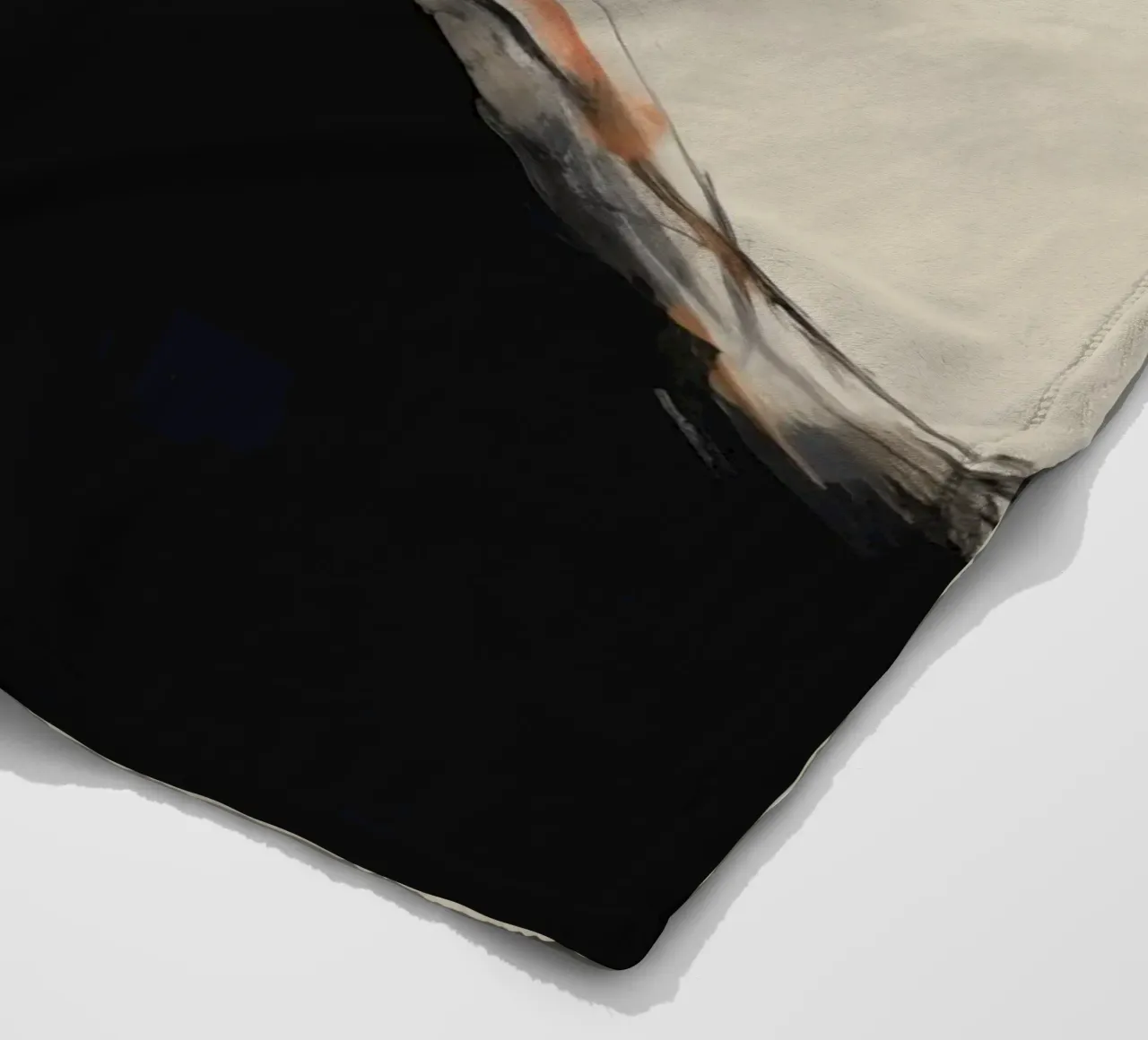 Silhouet astratto coperta in pile da Imagine