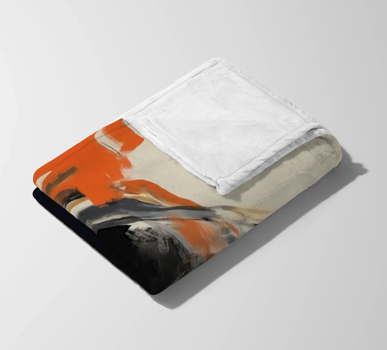 Silhouet astratto coperta in pile da Imagine