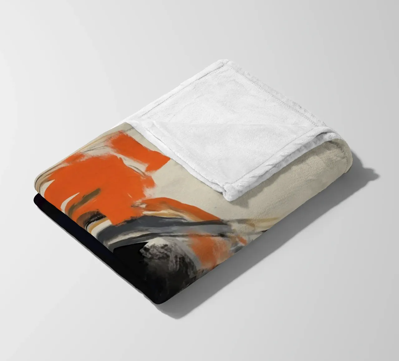 Silhouet astratto coperta in pile da Imagine