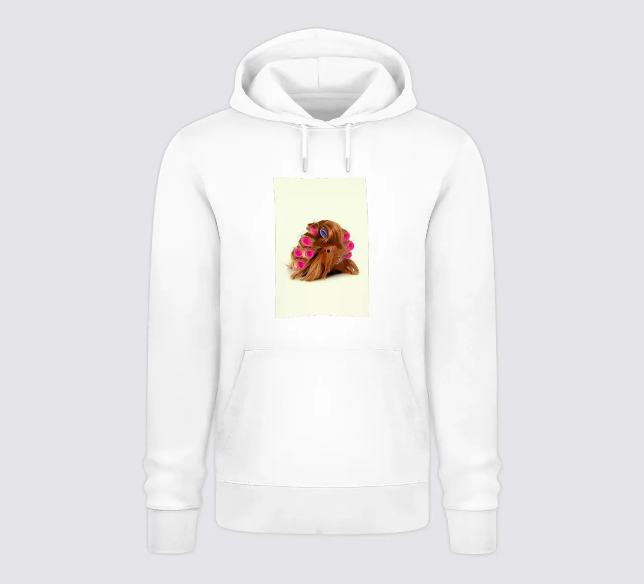 Curly Guineapig felpa con cappuccio da Paul Fuentes Design