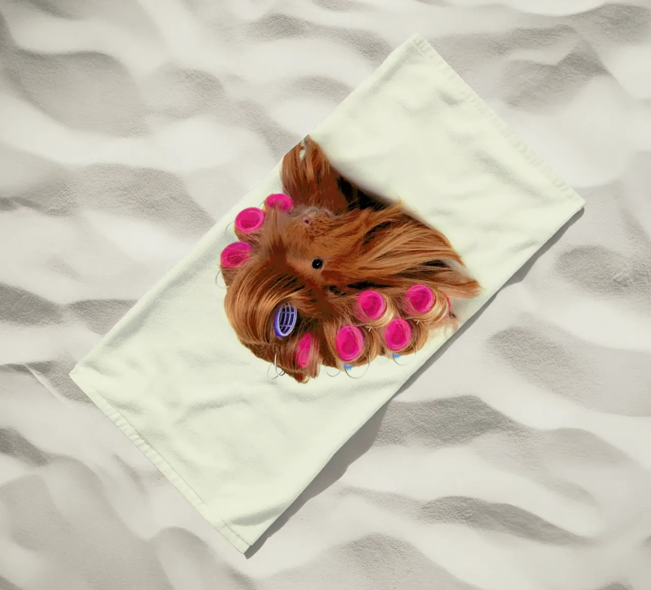 Curly Guineapig telo mare da Paul Fuentes Design