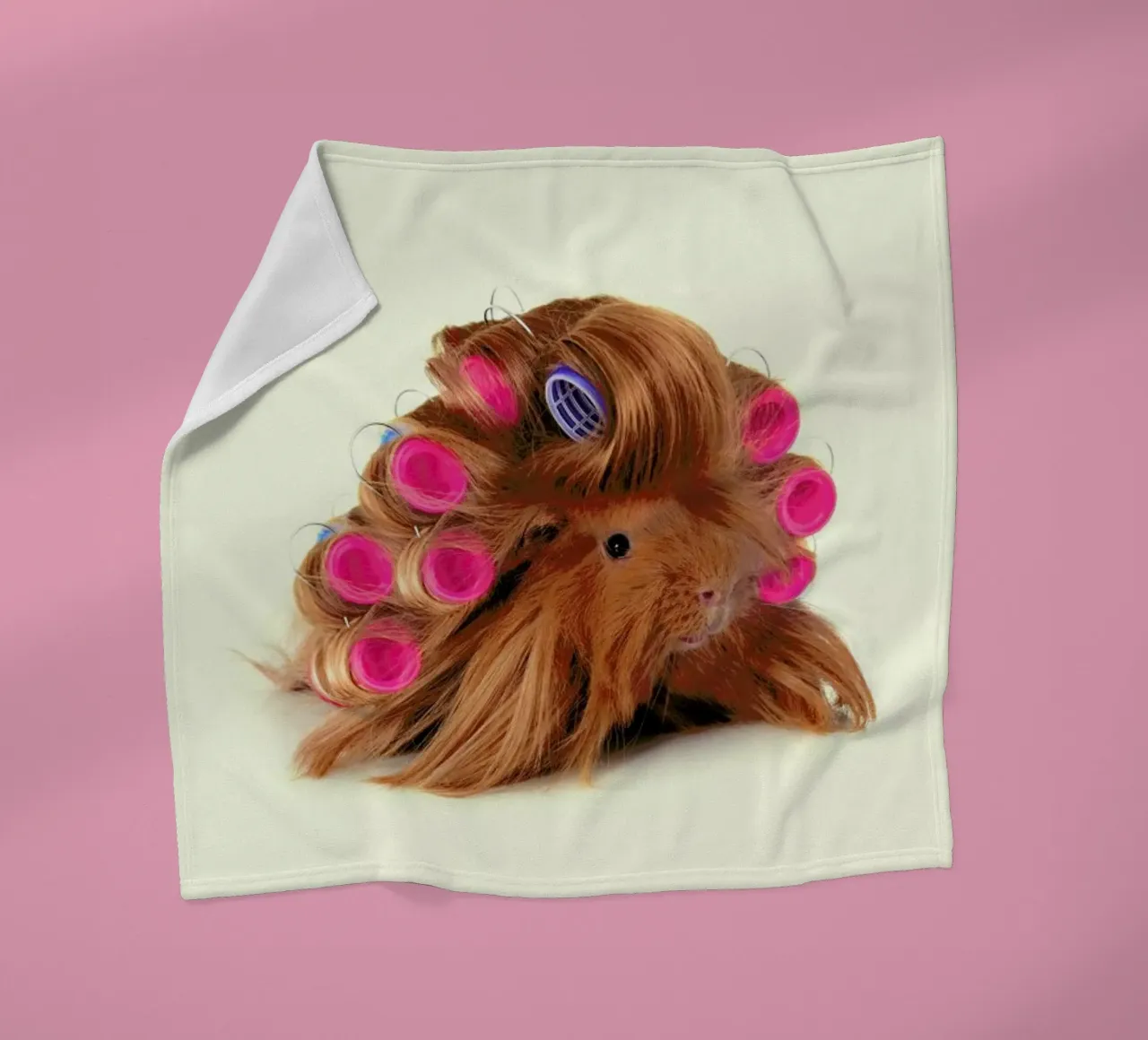 Curly Guineapig coperta in pile da Paul Fuentes Design