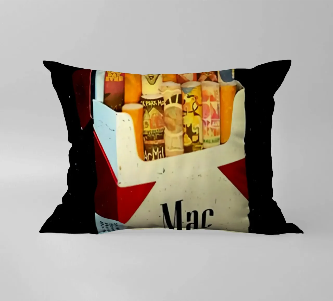 Mac Miller - Wrapped in Sound decorative cushion by rockytamoe