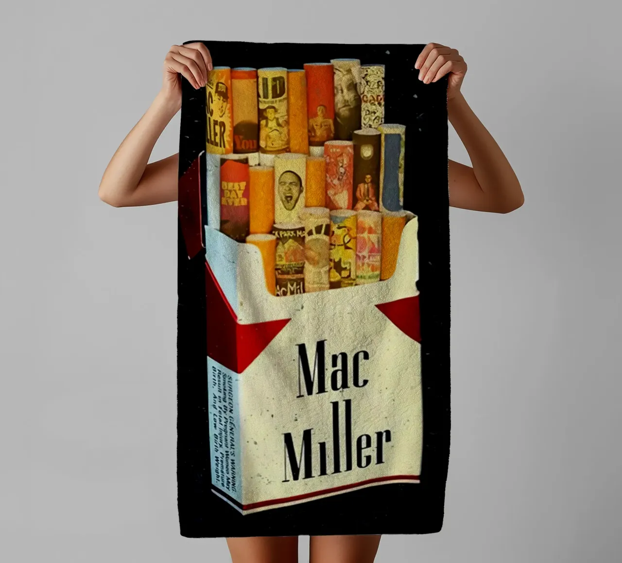 Mac Miller - Wrapped in Sound towel by rockytamoe