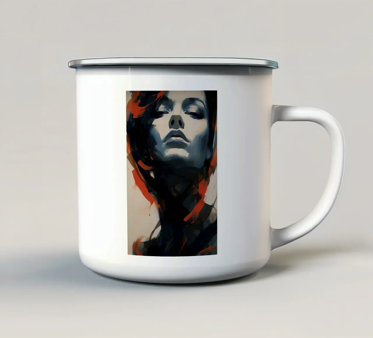 Arte da parete di Imagine tazza in smalto da Imagine