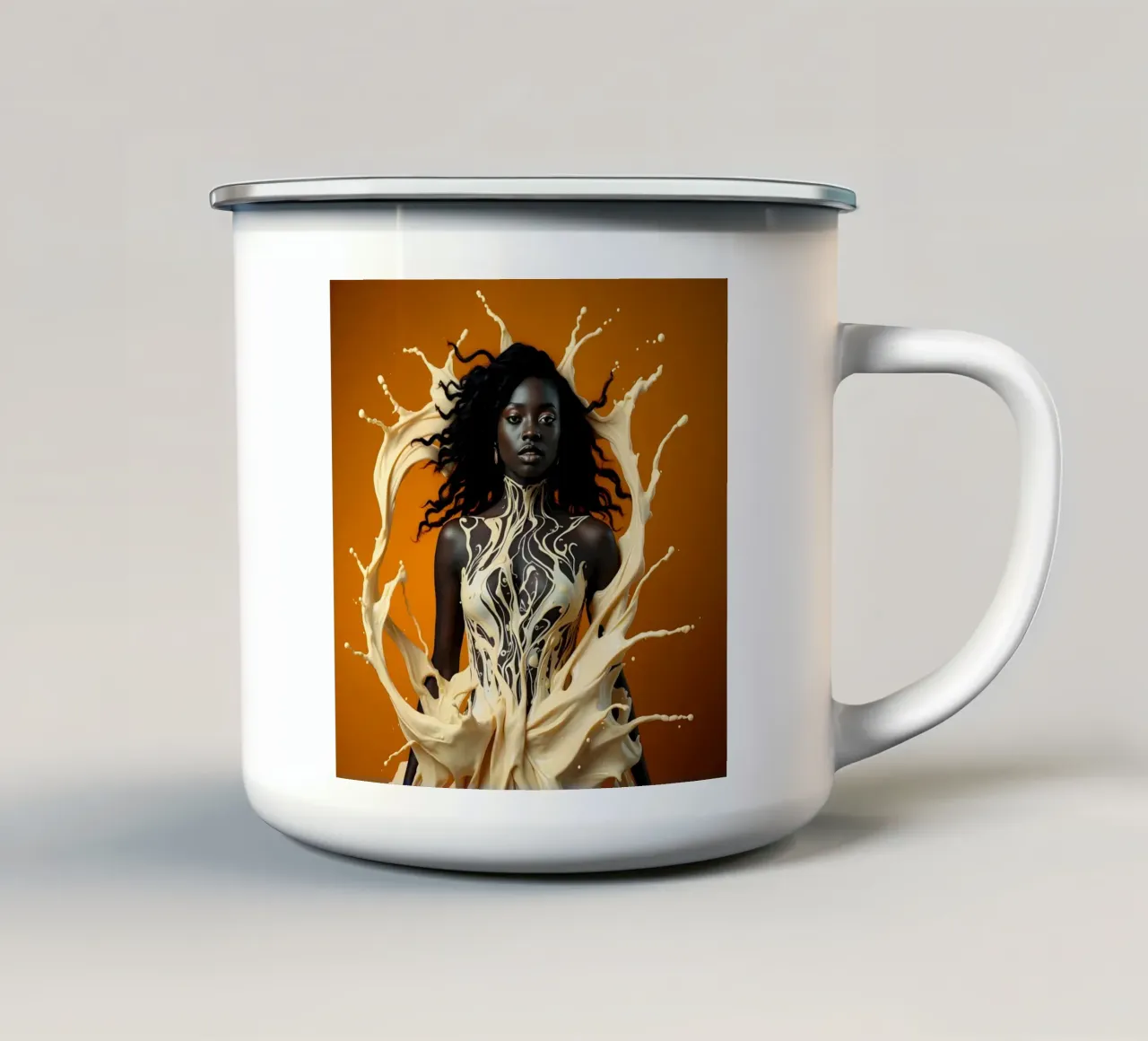 Abito Liquid Latte tazza in smalto da Anita's Dream