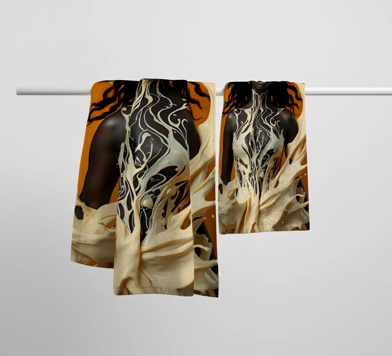 Abito Liquid Latte asciugamano da bagno da Anita's Dream