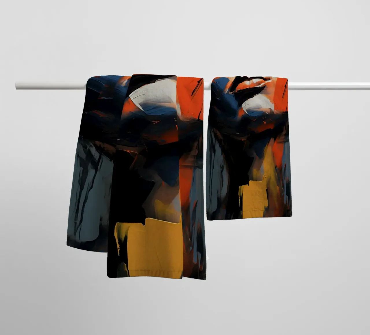 Abstract face towel by Imagine