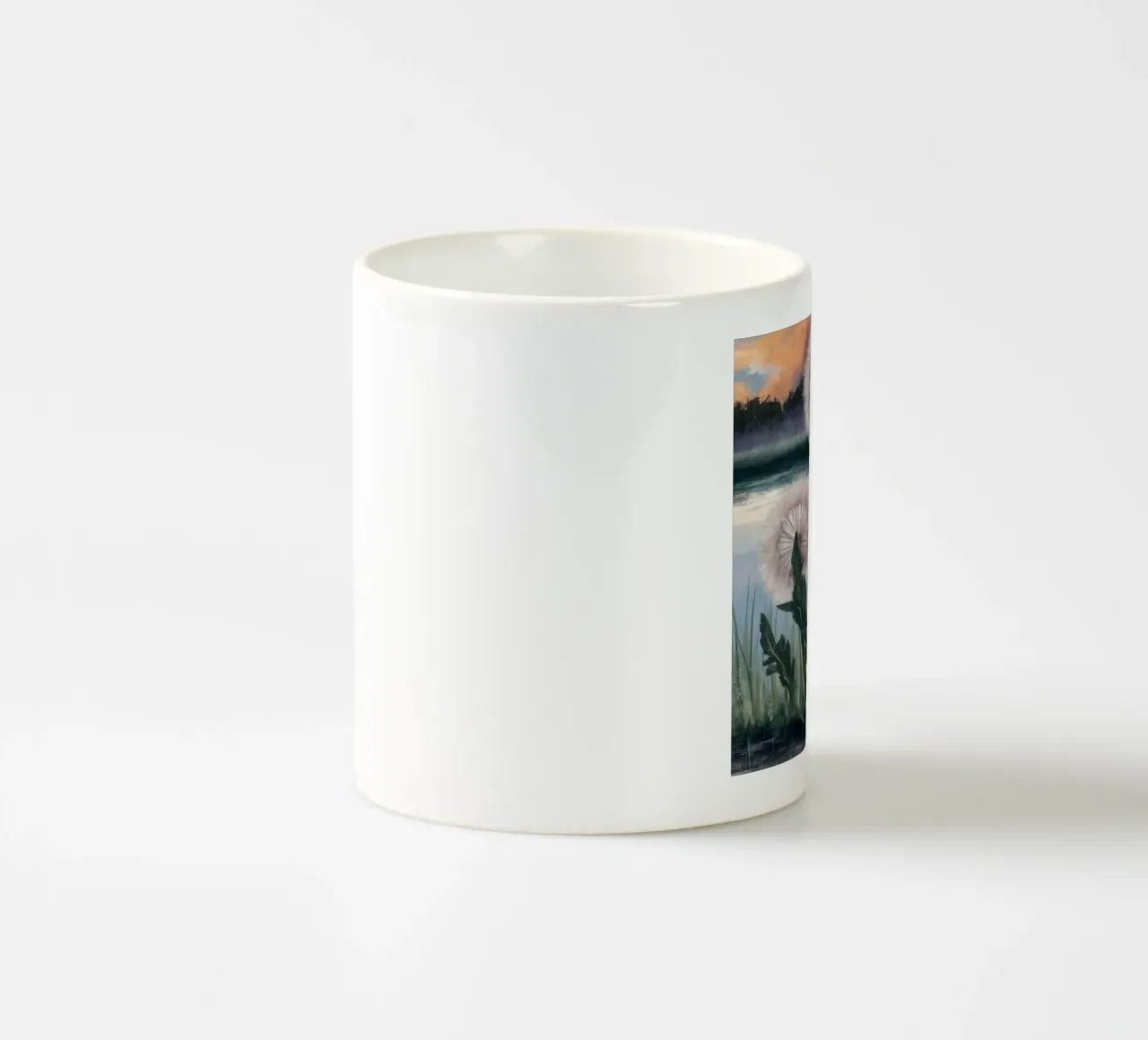 Coro della luna di dente di leone tazza in ceramica da Verve Pigments