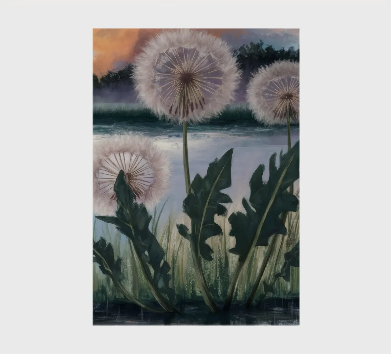 Dandelion Moon Chorus notebook by Verve Pigments