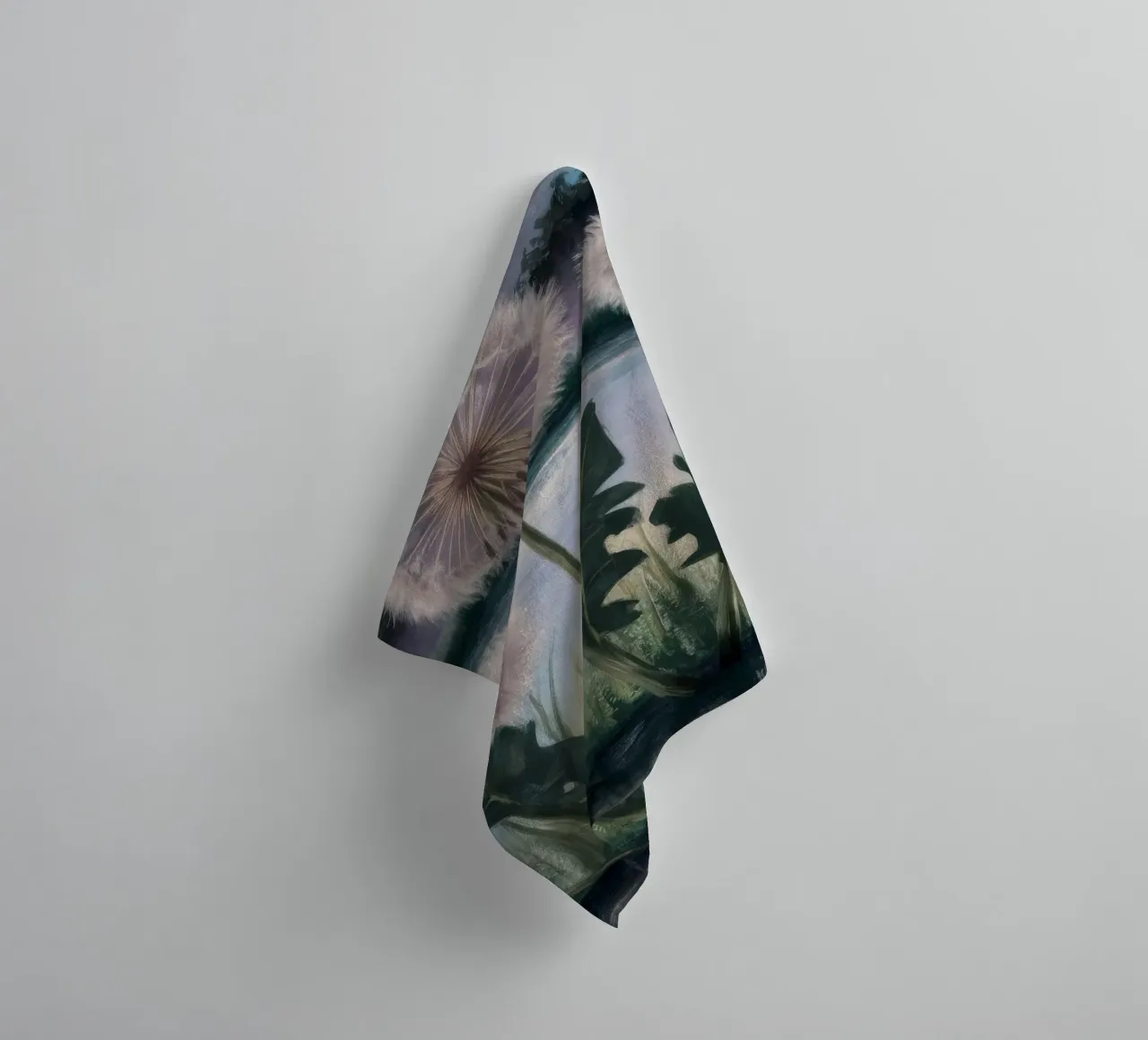 Dandelion Moon Chorus towel by Verve Pigments