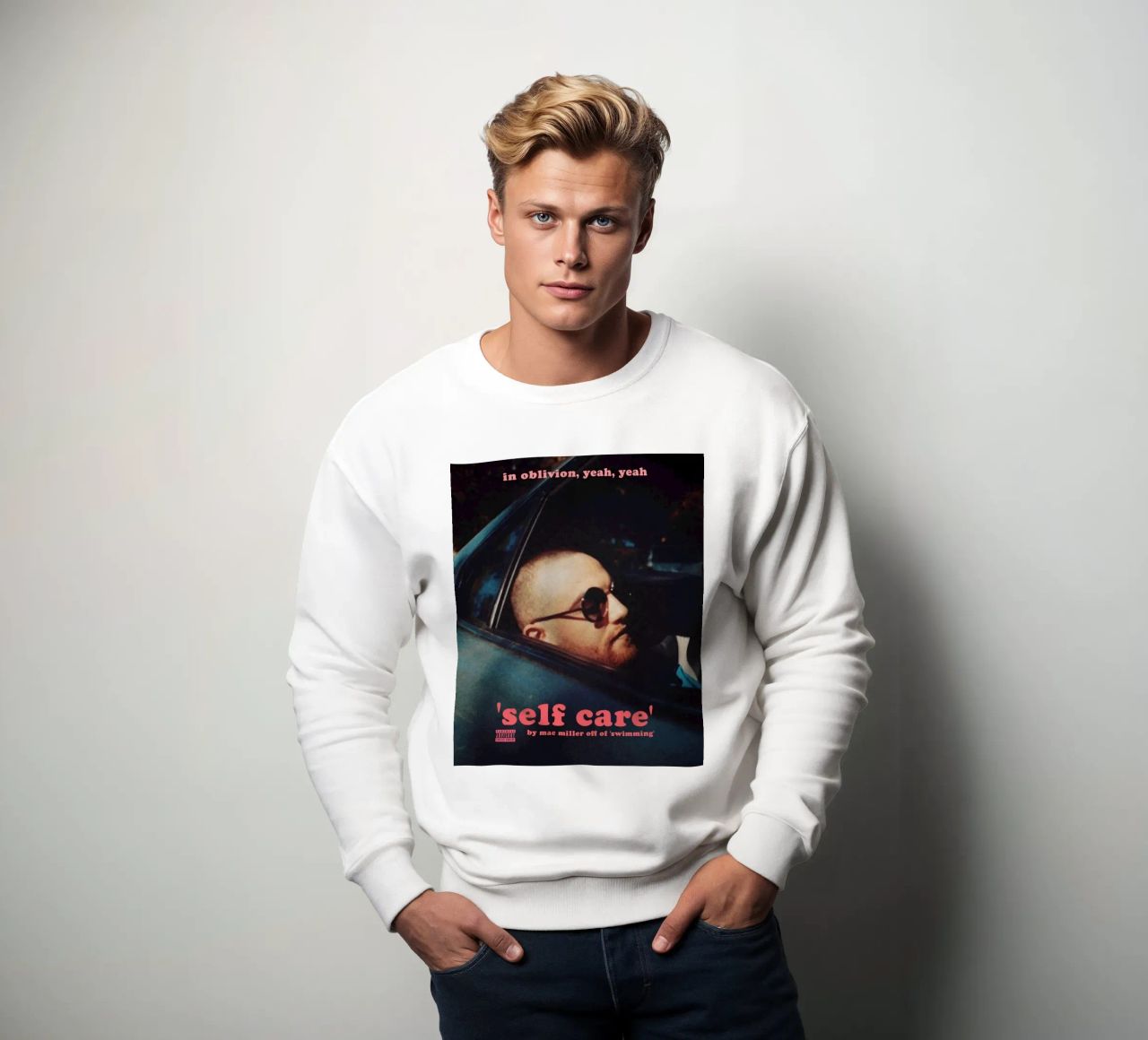 Self Care In Oblivion - Homenaje a Mac Miller sudadera de rockytamoe