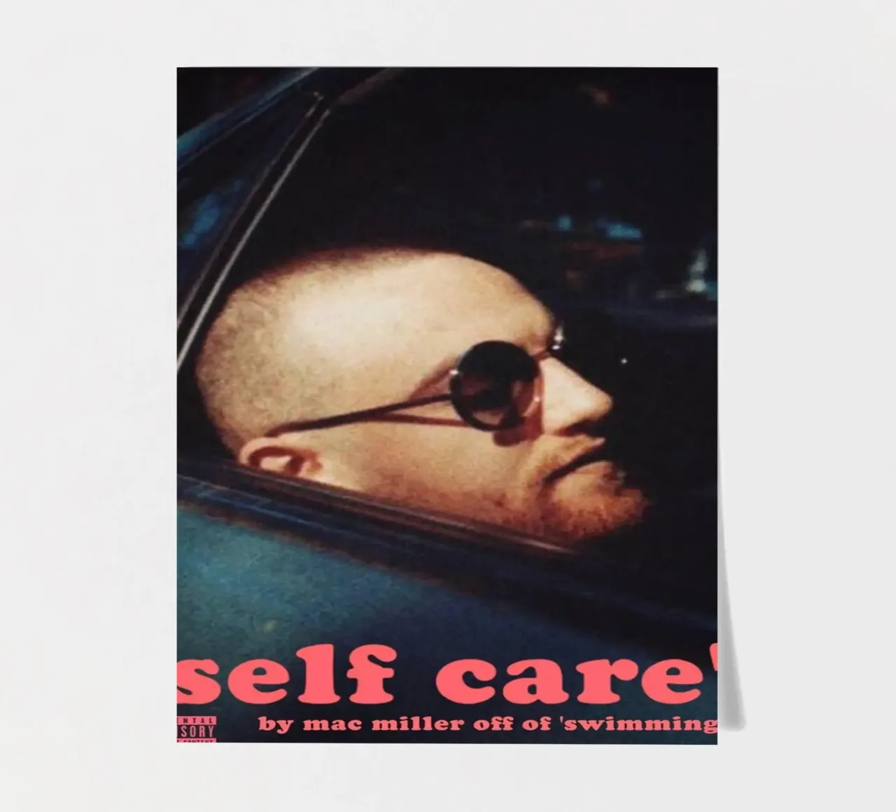 Self Care In Oblivion - Mac Miller Tribute sticker sheet by rockytamoe