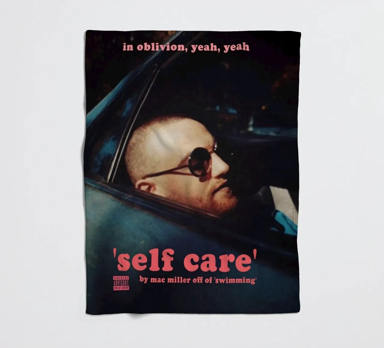 Cura di sé nell'oblio - Tributo a Mac Miller coperta in pile da rockytamoe