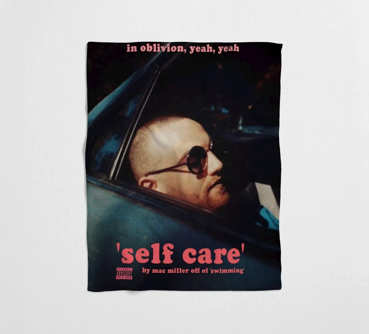 Cura di sé nell'oblio - Tributo a Mac Miller coperta in pile da rockytamoe