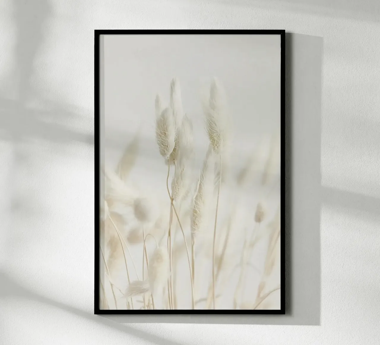Dried Flowers Lagurus 2 poster con telaio in alluminio da Monika Strigel