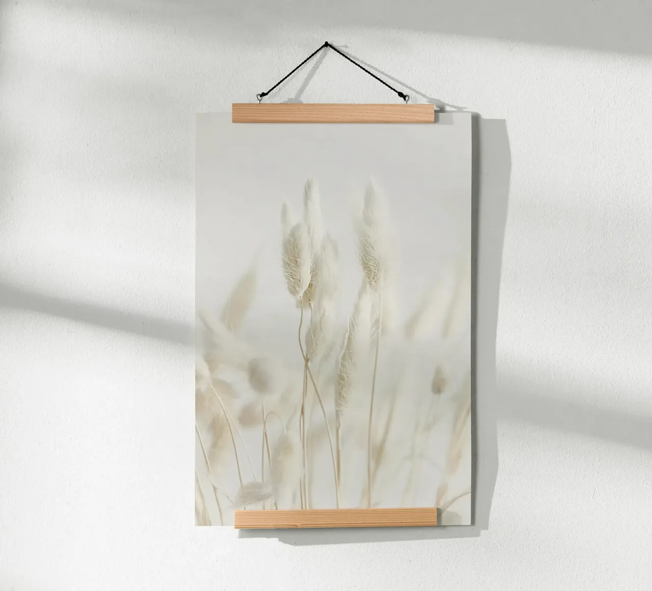 Dried Flowers Lagurus 2 poster con telaio in alluminio da Monika Strigel
