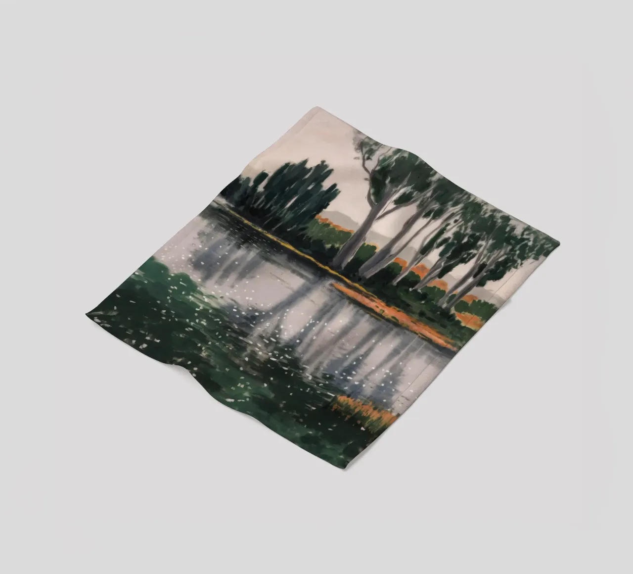 Reflexionsbaum-Ballett Fleecedecke von Verve Pigments