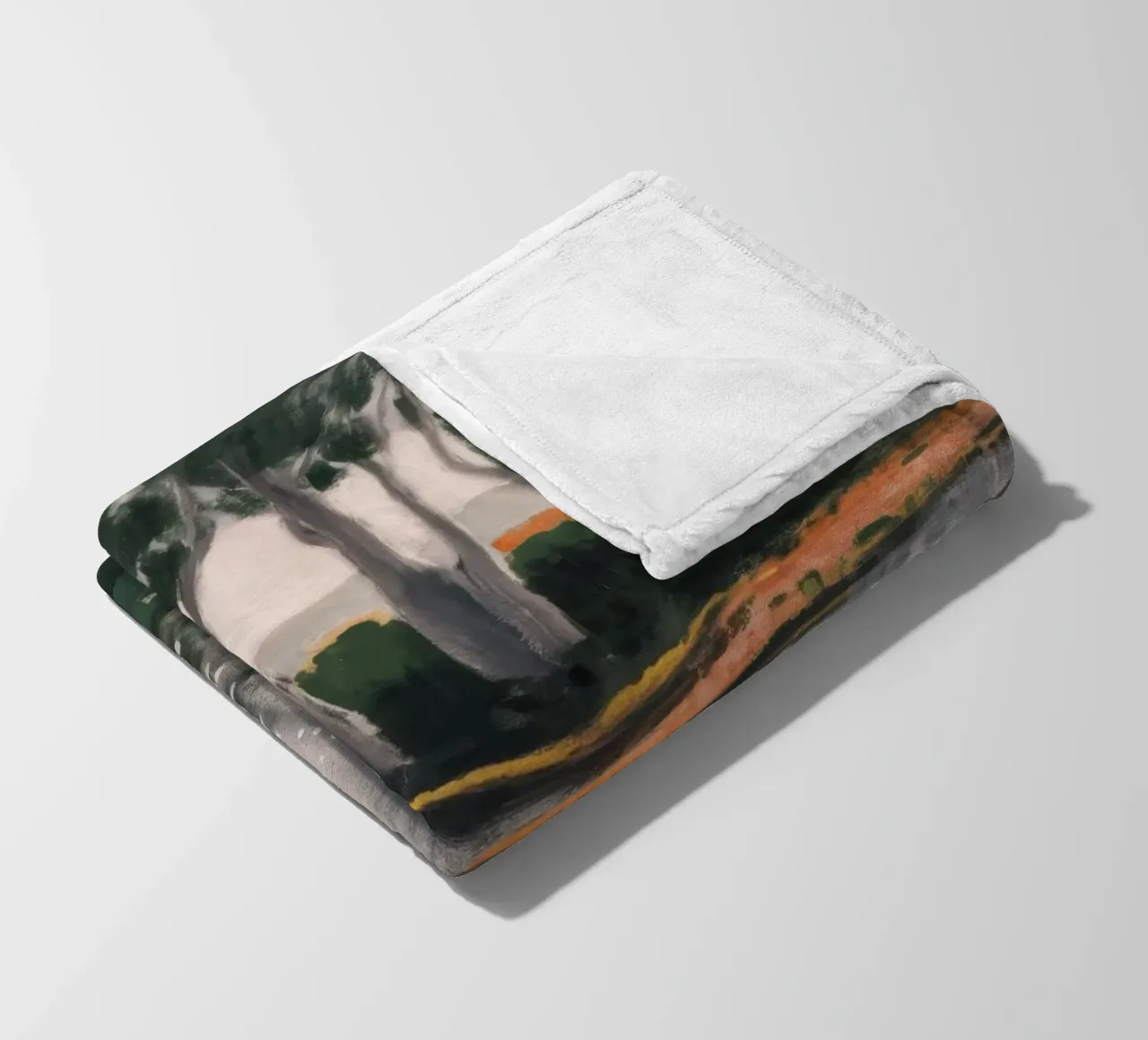 Reflexionsbaum-Ballett Fleecedecke von Verve Pigments