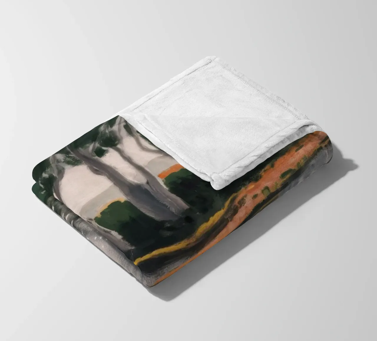 Reflexionsbaum-Ballett Fleecedecke von Verve Pigments