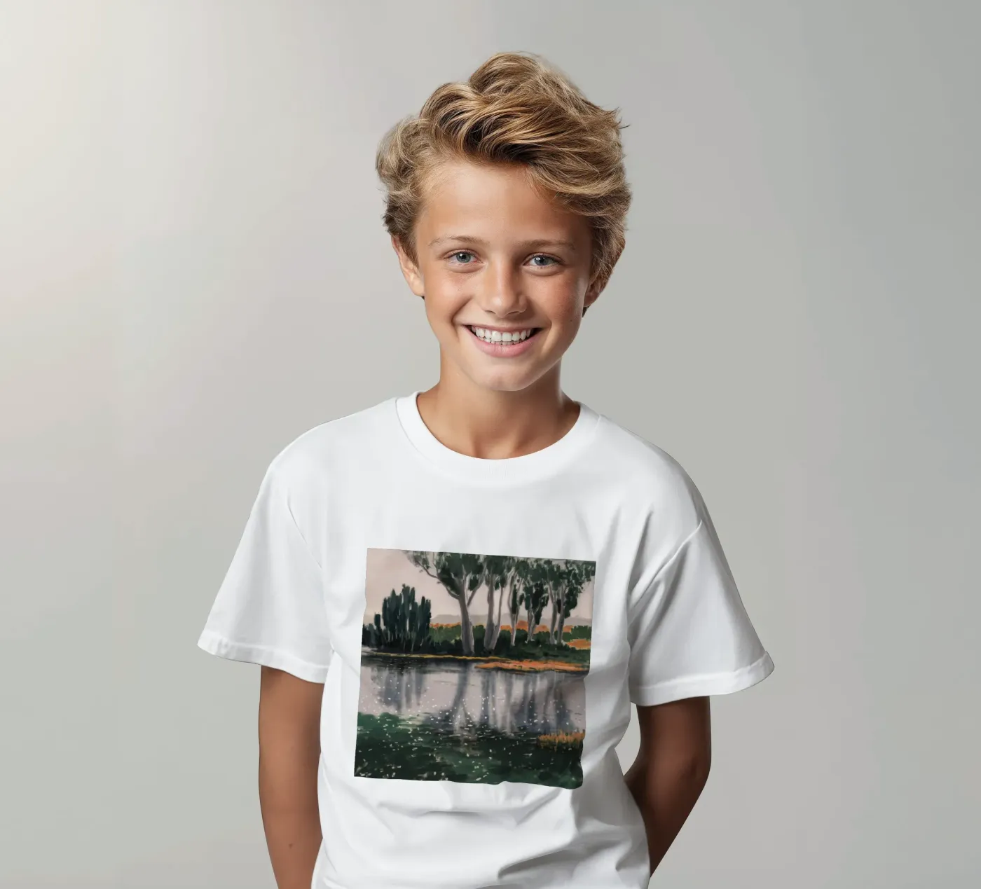 Reflection Tree Ballet t-shirt bambini da Verve Pigments