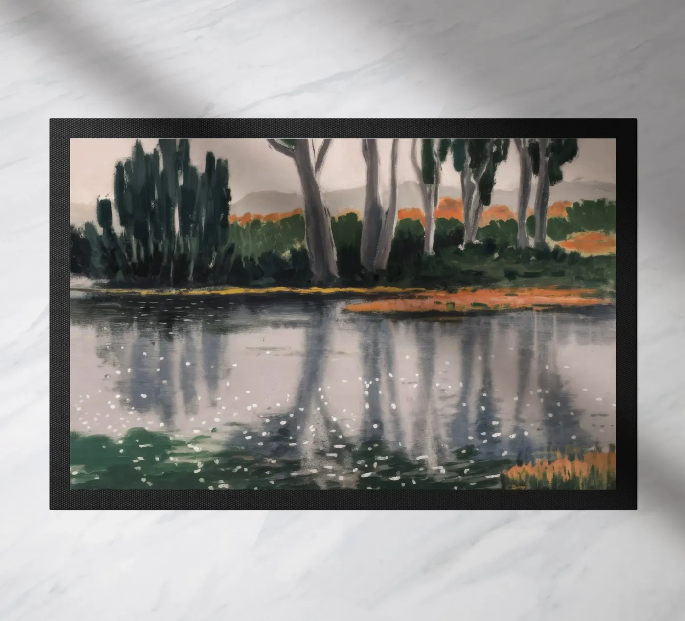 Reflection Tree Ballet doormat by Verve Pigments