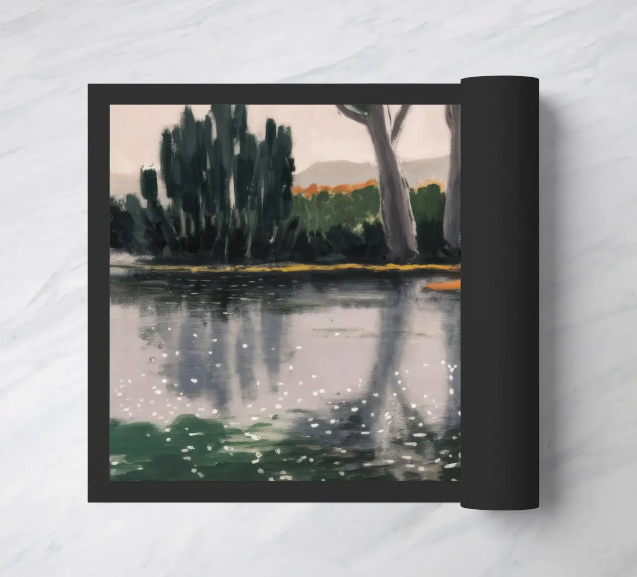 Reflection Tree Ballet doormat by Verve Pigments