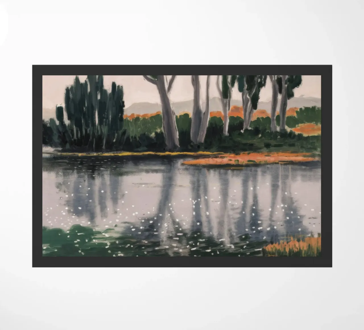 Reflection Tree Ballet doormat by Verve Pigments