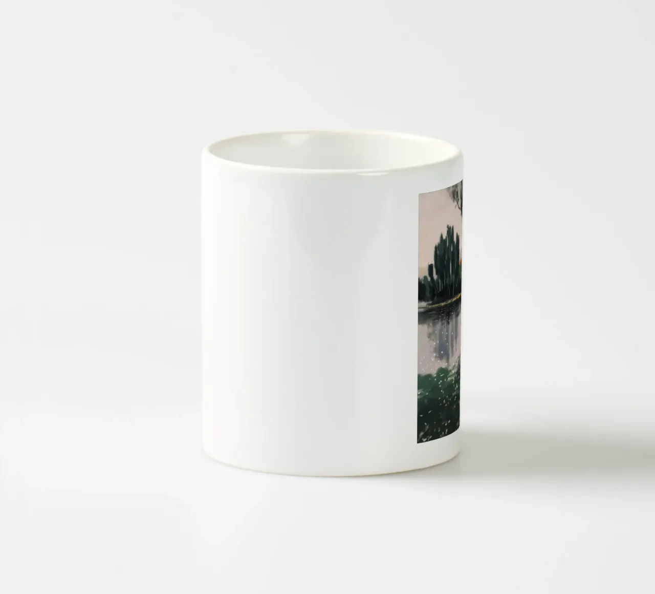 Balletto sull'albero della riflessione tazza in ceramica da Verve Pigments