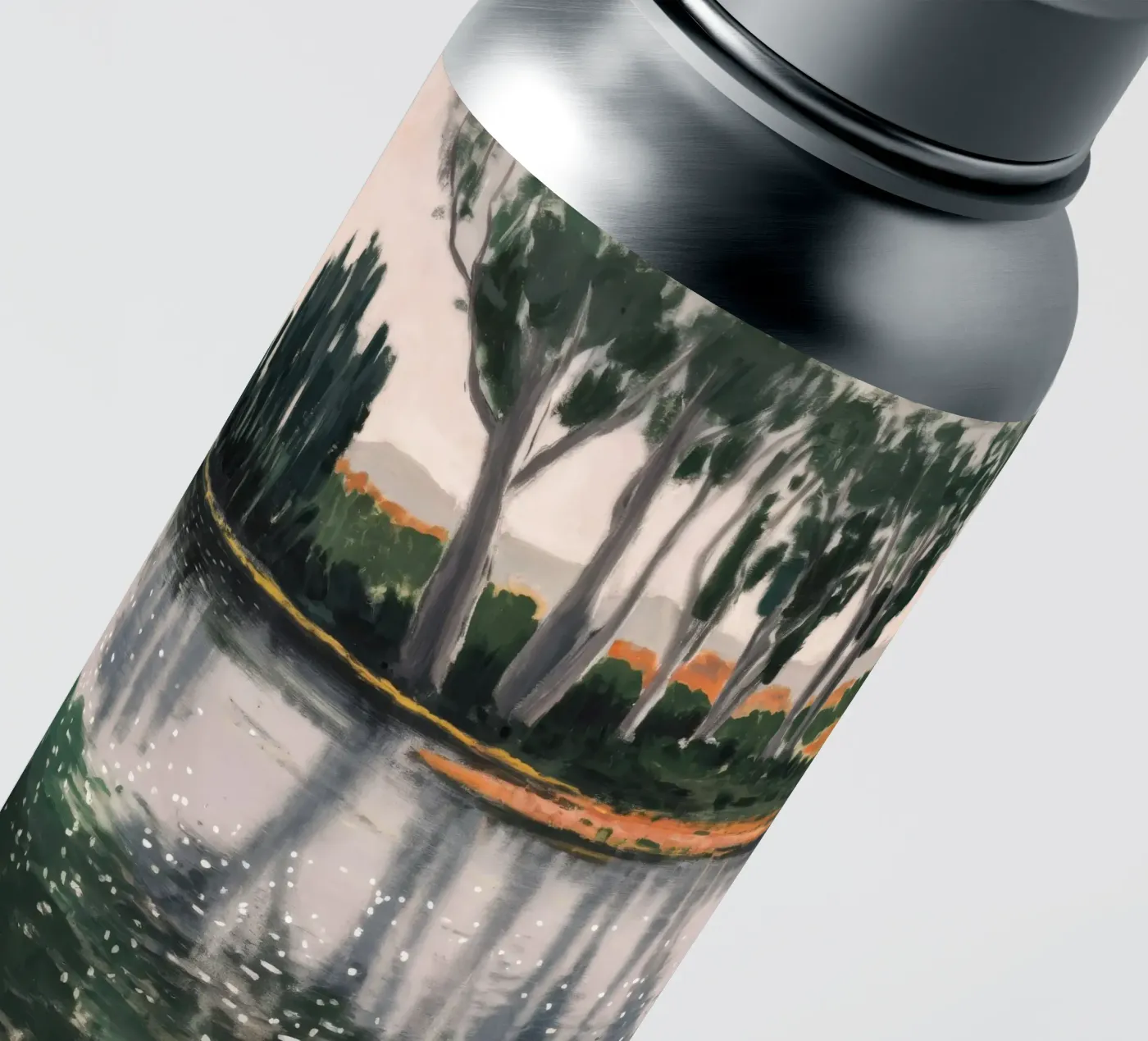 Balletto sull'albero della riflessione adesivo da Verve Pigments